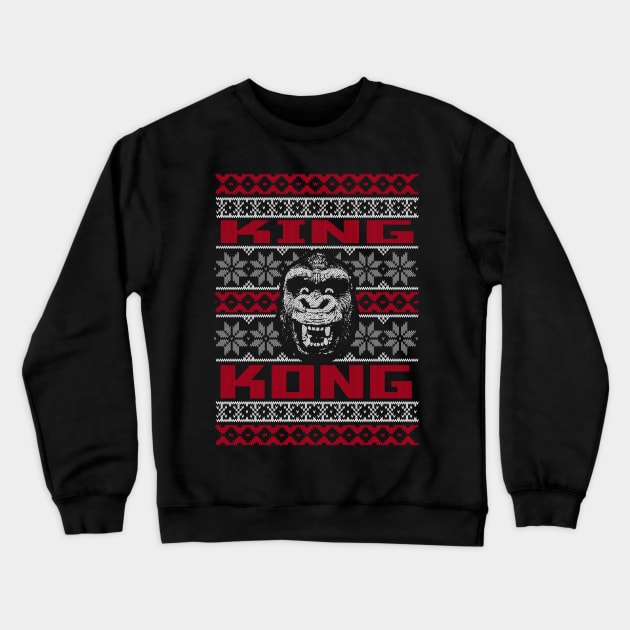 KING KONG - Ugly Christmas sweater Crewneck Sweatshirt by ROBZILLA